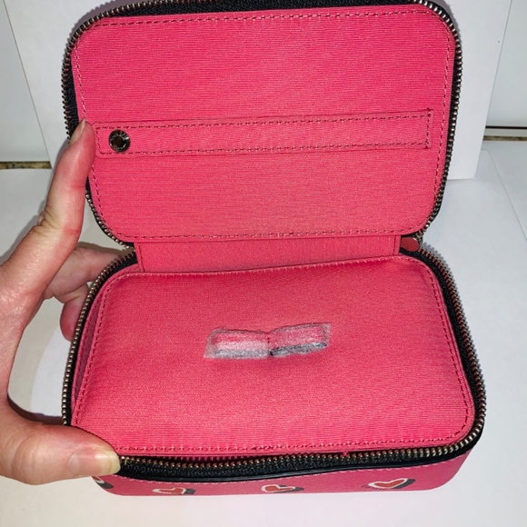 Coach Storage & Organization Nwt Coach Leather Heart Travel Jewelry Box Poshmark